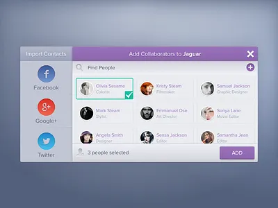 Invite Dialog dialog web