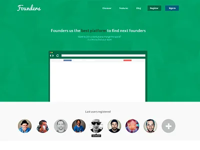 New home: "Flat" background Vs image-background background button dashboard fixed flat form founders html5 image background interface landing page logo peru platform subscription ui web