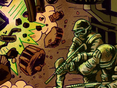 UFOs Strike! monsters ufos