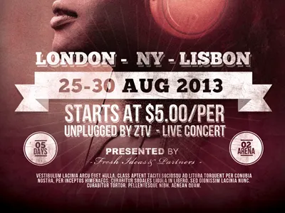 Set of Vintage Flyer & Poster vol.1 acoustic advertise alternative band club concert design event festival flyer gig grunge indie indie flyer indie poster indieground live show music nightclub old school original party poster print retro singer template vintage vinyl