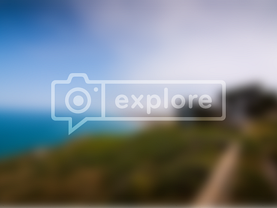 Logo [wip] cam clean identity logo logotype photo photography picture red simple symbol white
