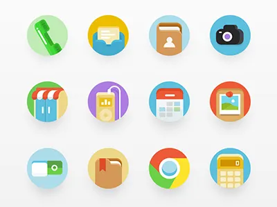 LEFLAT android icon lenovo theme