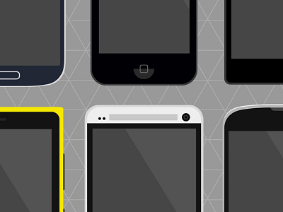 Flat Phones - PSD Freebie flat free freebie mobile psd ui
