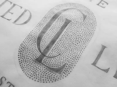 Curated Life creative design lettering logo serif typography