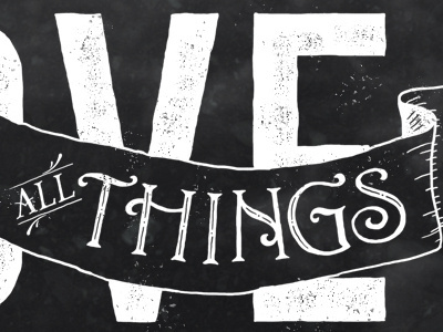 LOVE bible corinthians love typography verse