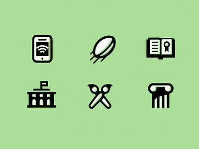 Community Icons arts community culture education icon icons recreation sports technology ui web