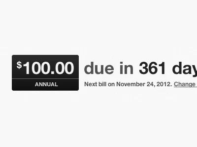 Account Status Widget billing squarespace