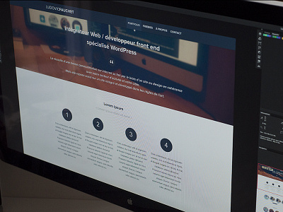 New portfolio css3 france html5 photoshop portfolio responsive