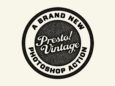 Presto! Vintage Photoshop Action