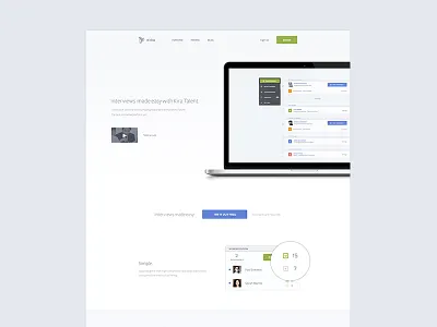Kira Landing flat interview kira landing minimal product simple talent video wip