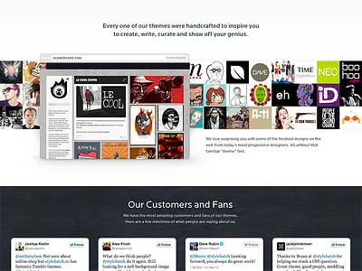 Style Hatch - Homepage fan showcase company design product user interface web website