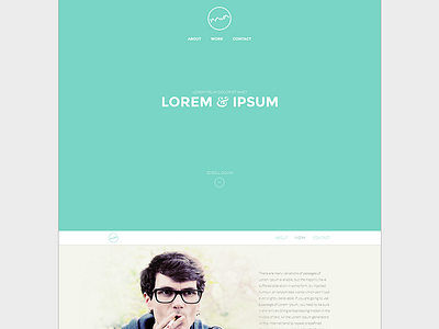 Irava new website flat green layout responsive website