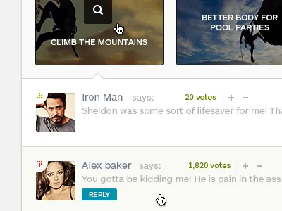 Feedback popup