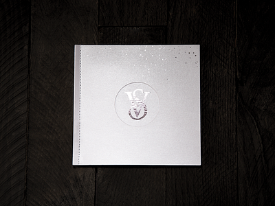 Victoria's Secret Brochure book brochure circle cut design detail die cut foil foil stamp graphic design hand crafted handmade print secret shimmer silver sparkle stamp thread victorias victorias secret white wood