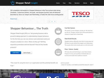 SRI Website black branding flat graphic design grey logo web design website