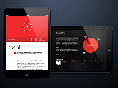 Building Track 8 graph ibook ios ipad metro pie chart