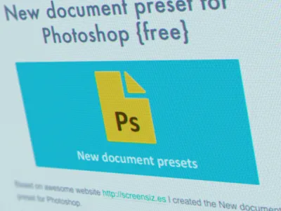 New document preset - Free blog computer document download free madebyvadim mobile monitor new photoshoplr preset template