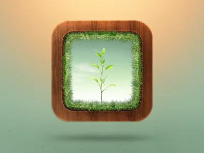 Reflorest florest grass green icon ipad iphone plant reflorest wood