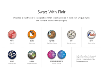 Pinzzzz @ Build 2013 build build 2013 flair microsoft pins windows