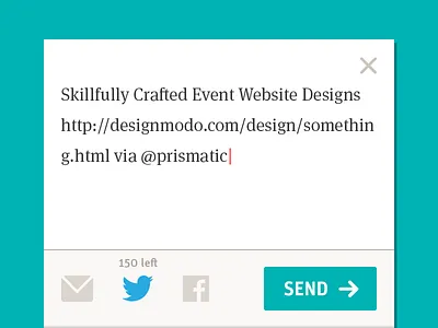 Twitter Share article baseline blue brown clean color feed flat glyphs green grid ios iphone layout minimal modernism nav prismatic red share share screen simple twitter