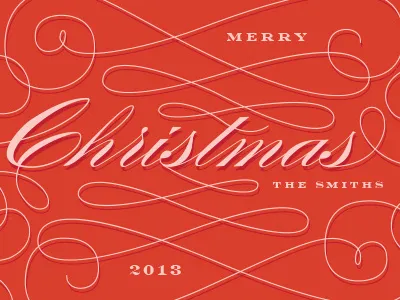 Christmas in June! christmas decorative flourish holiday lettering