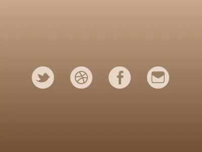 Freebie: Social Icons Flat flat freebie madeinsketch sketch social icons subtle
