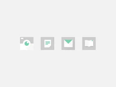 Flat Icons flat flat icon icons illustration minimal set simple