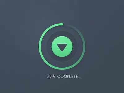 Download Button button download freebie loader percentage preloader psd push ui user interface