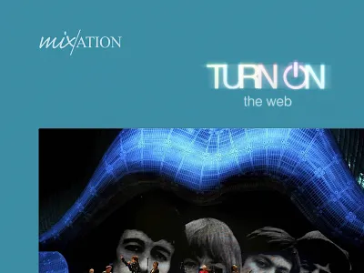 Mixation Homepage branding homepage ui video player