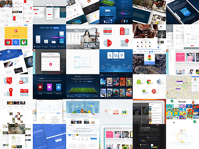 Portfolio update : More Projects api dribbble grid popular portfolio tags tiles