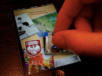 All About Me collage iphone scrapbook ui