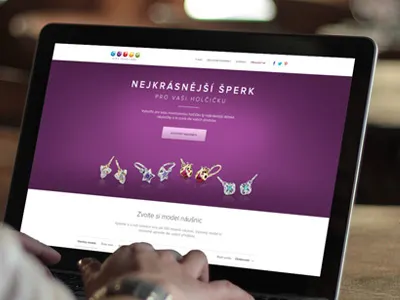 Jewellery configurator clean earrings jewellery kids jewellery proxima nova purple white