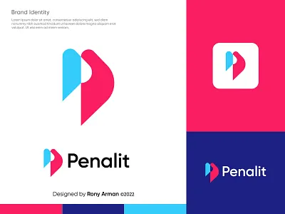 Penalit brand identity branding logo logo design modern logo popular logo visual identity