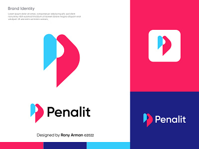 Penalit brand identity branding logo logo design modern logo popular logo visual identity