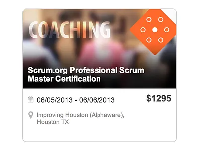 Improving Enterprises Website Class Listings ui