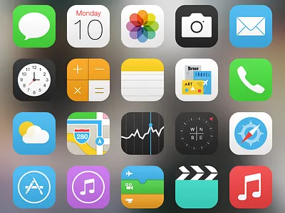 iOS 7 Icons icons ios 7