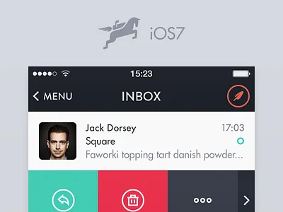 Mochila Mail iOS7 app application email icon icons ios iphone sweden