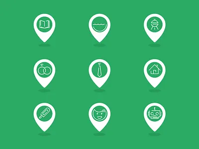 Summertime Icons bbq book child fathers day home house icons kid marriage popsicle rings robot summer tie water