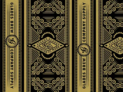 Glades Brew Sunglasses Box Layout beer box brewery deco glades logo retro vintage