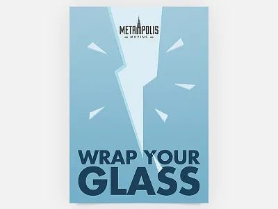 Metropolis Moving - Illustration 2 branding glass illustration metropolis moving new york poster print propaganda