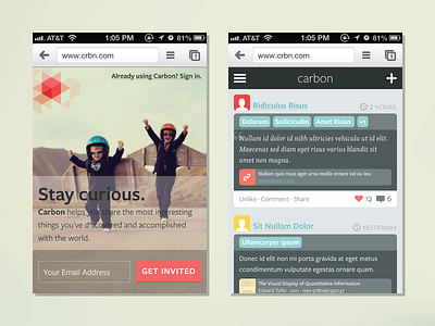 Carbon flat freight sans freight text mobile mobile web skolar ui ux