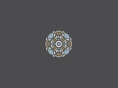 Rosette architecture brand buildings creative creative logo golden ratio grid guidelines history logo logo design logo designer mark medieval proportion stained glass