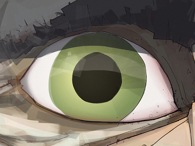 Crazy Earl borderlands character digital green illustration paint