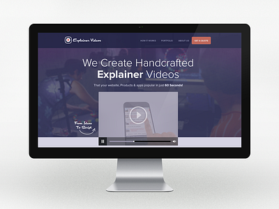 Video Website WIP demo explainer india landing page saurabhj sbj script website wuote