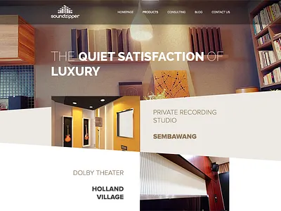 The Quiet Satisfaction of Luxury landing photo web