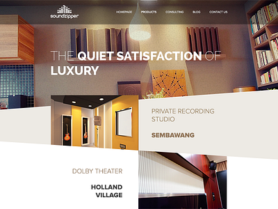 The Quiet Satisfaction of Luxury landing photo web