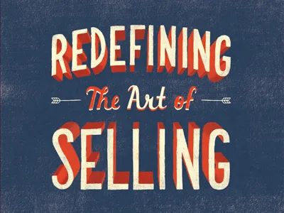 Redefining the Art of Selling Post Card hand lettering illustration lettering post card texture type typography