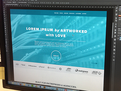 Another AW project in the making.... colourlover css3 design html5 js mock up photoshop wordpress