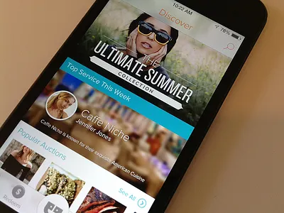 iPhone Discovery Interface apple application discover ios ios7 iphone retina strum