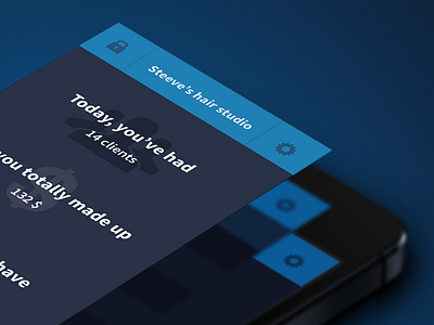 Clients iOS App app application clients flat flatdesign ios